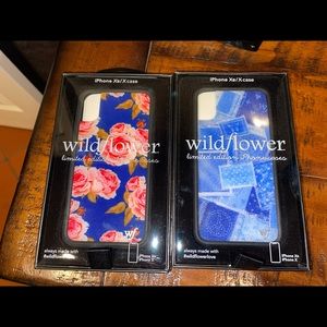 Two (2) brand new wildflower cases for IPhoneX/Xs